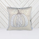 Lace Embroidered Pumpkin Throw Pillow – Set of 2