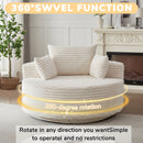 Swivel Chair With 360° Rotation For Living Room by HouseOfZazla
