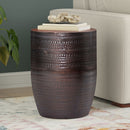 Johnsen - Handcrafted Large Metal Accent Table by Unique Piece Furniture