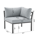 Sunnyside - 5 Piece Outdoor Conversation Set by HouseOfZazla