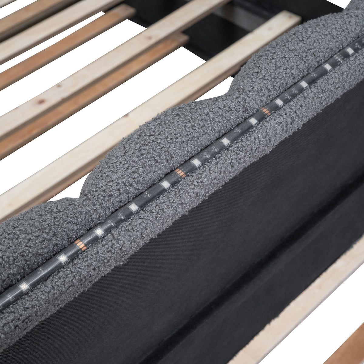 Upholstered Platform Bed With Trundle, photo 30 of 40