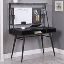 Darby - Writing Desk With USB Ports - Black by HouseOfZazla