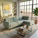 Talmadge Sectional – Made in USA, Custom Fabric Options by HouseOfZazla