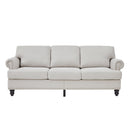 83" Modern Classic Design with Nails Living Room Three Seater Sofa