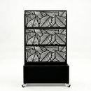 70.87" H × 46.06" W Leaf Pattern Privacy Screen with Planter Box by HouseOfZazla