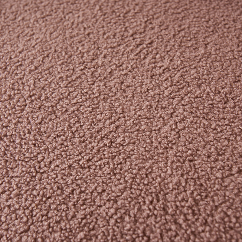 34" Lamb Fleece Fabric Sofa, Modern Single Sofa with Support Pillow for Apartment, Office, Living Room & Bedroom, Tool-Free Assembly.(Pink)