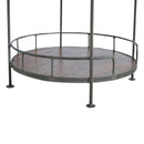 Round Butler Tray Table - Chestnut by HouseOfZazla