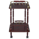 2 Shelf Serving Cart - Brown by HouseOfZazla