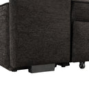 Modern L-Shape 3 Seat Reversible Sectional Couch, Pull Out Sleeper Sofa With Storage Chaise And 2 Stools For Living Room Furniture Set by HouseOfZazla