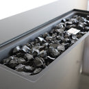 Outdoor Fire Pit Table With Lid - Dark Gray by HouseOfZazla