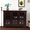 Spacious Sideboard With 3 Doors - Ox Blood Red by HouseOfZazla