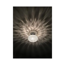 Krystal Ice 9"W 1-Light Semi-Flush Light Fixture by Kichler Chrome Glass Finish by LampsUSA