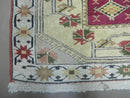 3' X 5' Vintage Handmade Turkish Turkey Oushak MILAS Wool Accent Rug Carpet Nice