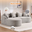 Combined Sofa With 4 Pillows