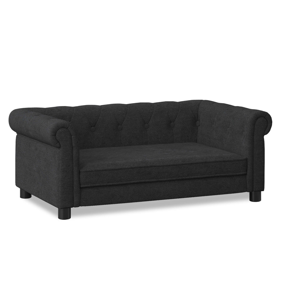 Modern Elegant Rectangle Pet Bed, Durable Elevated Dog Sofa, photo 19 of 40