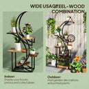 S-Shaped Plant Stand - 8 Tier Plant Shelf