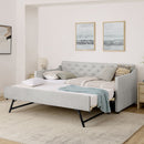 Daybed With Pop Up Trundle And USB Charging Armrest by HouseOfZazla