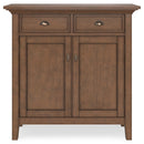 Redmond - Entryway Cabinet With Adjustable Shelves And Drawers - Brown