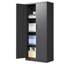 Heavy Metal Garage Storage Cabinet With Locking Doors, Steel, Adjustable Shelves
