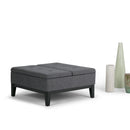 Dover - Multifunctional Lift Top Coffee Table Storage Ottoman by Unique Piece Furniture