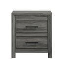 Denver - 2 Drawer Nightstand - Gray