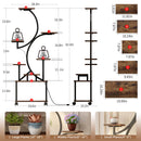 Plant Stand Indoor with Grow Lights - 62" Tall