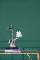Aluminum Candle Holder With Marble Stand by HouseOfZazla