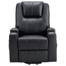 Macklin - Power Lift Massage Recliner With Heat And Dual Cupholders by HouseOfZazla