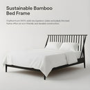 Bohemian Platform Bed With Tall Headboard by HouseOfZazla