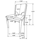 Graham - Upholstered Dining Side Chair (Set of 2) - Walnut