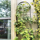 Metal Garden Trellis For Climbing Plants Outdoor Rustproof Plant Support Rose Trellis Netting Trellis by HouseOfZazla