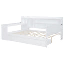 Daybed With 3 Drawers USB Ports And Desk