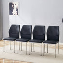 Luxury Simple High Resilience Dining Chair With Metal Legs by HouseOfZazla