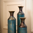 Modern Droplet Shaped Floor Vase Set, 3 Piece Home Decor