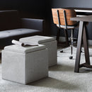 Rockwood - Upholstered Cube Storage Ottoman With Tray by Unique Piece Furniture