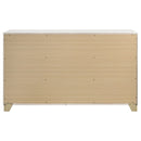Caraway 6-drawer Dresser White