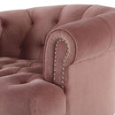 La Rosa - Victorian Tufted Upholstered Accent Chair by HouseOfZazla