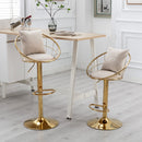 Unique Design Bar Chair, 360 Degree Rotation, Adjustable Height, Suitable For Dining Room And Bar by HouseOfZazla