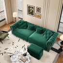 3 In 1 Pull Out Convertible Sleeper Sofa Bed, King Size, Chaise Lounge by HouseOfZazla