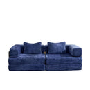 Convertible Floor Sofa Bed With Pillow Back Support Armrest by HouseOfZazla