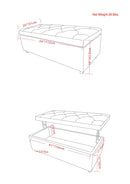 Hamilton - Upholstered Lift Top Rectangular Storage Ottoman by Unique Piece Furniture