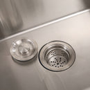 24" Stainless Steel Washing Sink With Faucet Hoses And Drain Head Only (Update) - Silver by HouseOfZazla