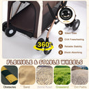 Double Pet Stroller for Dogs and Cats by HouseOfZazla