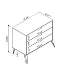 Rockefeller - 3 Drawer Dresser by HouseOfZazla