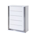 Moon - Smooth Chest With LED - White