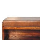 Buffalo - Hide Pull Out Shoe Storage Bench by HouseOfZazla