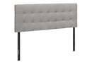 Queen Size Upholstered Gray Headboard by HouseOfZazla
