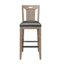 Slat Back Bar Stools (Set of 2) - Brown by HouseOfZazla