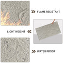 3D Faux Stone Wall Panels - 6 PCS PU Wainscoting