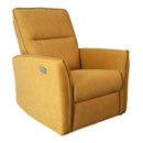 Suede Recliner Chair - Dark Yellow by Unique Piece Furniture